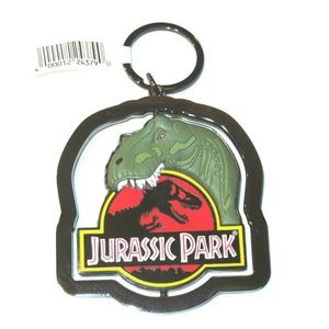 Universal Studios Jurassic Park T-Rex Eating Logo Spinner Keychain